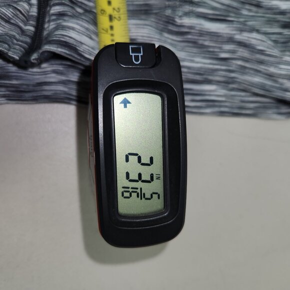 Athleta XS Womens Hooded Zip-Up Jacket Grey & Black Striped Thumbholes 4054 - Picture 7 of 8